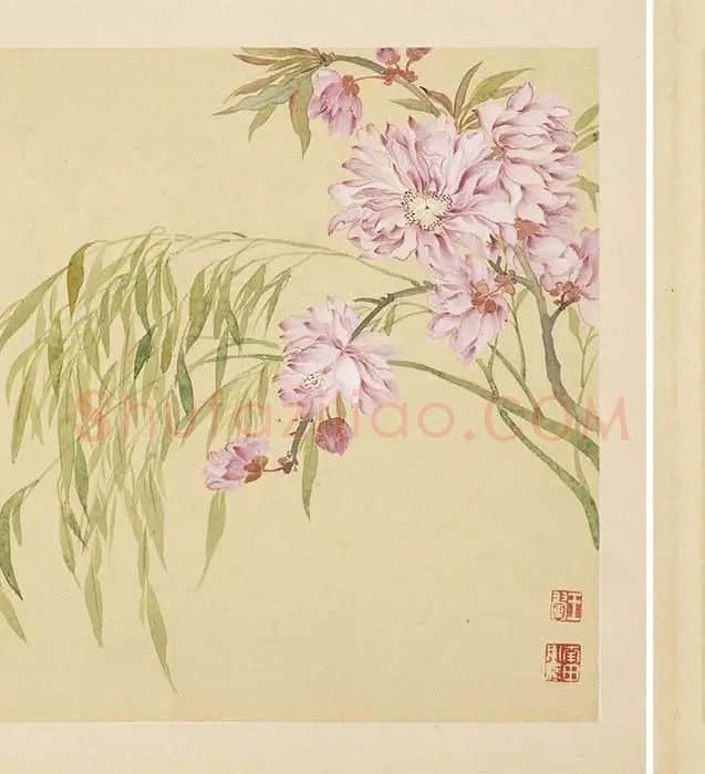 恽寿平摹古花卉册_11