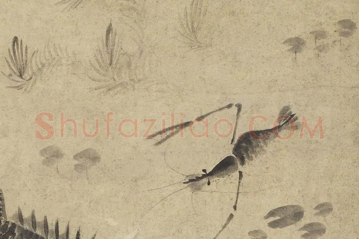 刘寀《春溪鱼藻图》局部 (2)