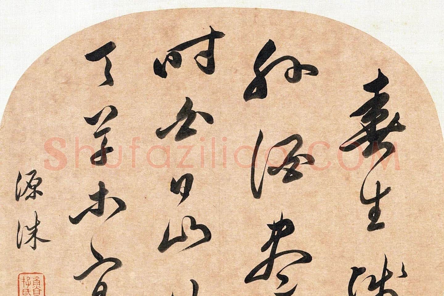 刘松年《柳桥雪阁图》局部 (3)