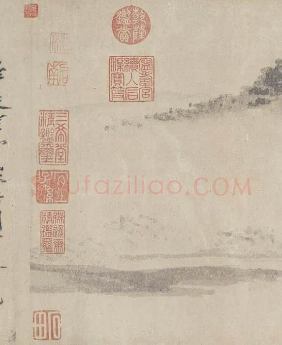 沈周水墨山水《西山雨观图》卷_02