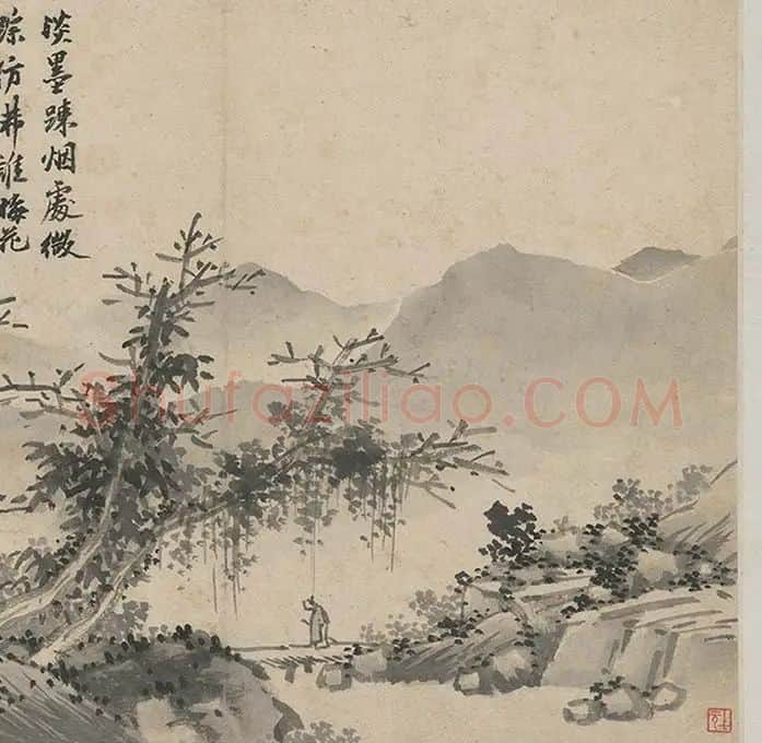 沈周《石田卧游册》_17
