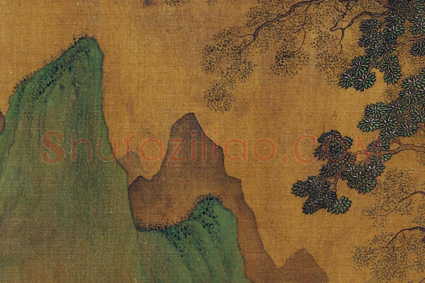 刘松年春景山水人物局部 (3)