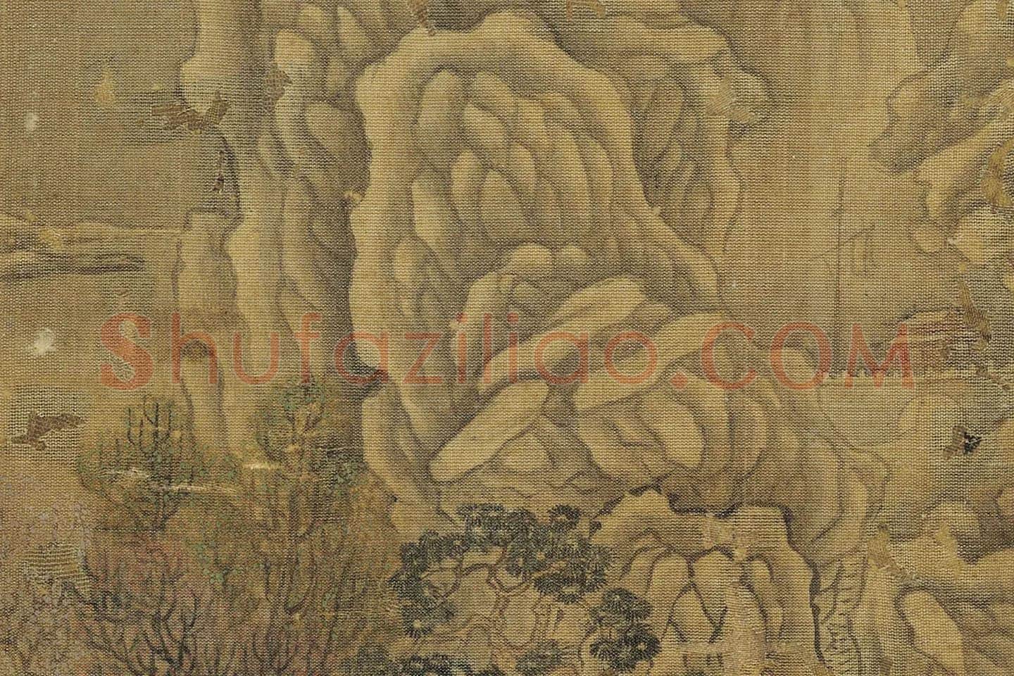 赵澄《仿王维江天雪霁图》局部 (2)