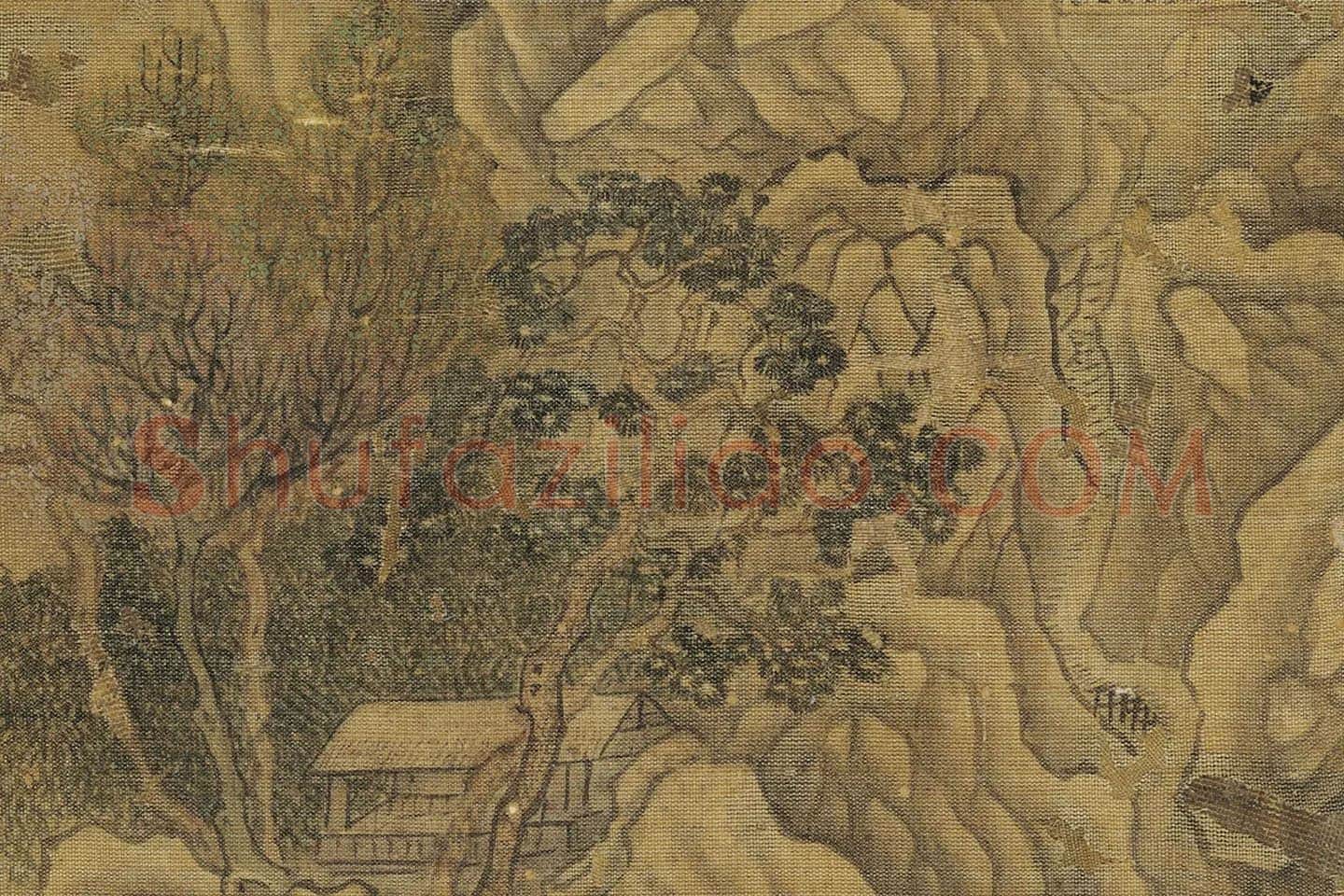 赵澄《仿王维江天雪霁图》局部 (4)