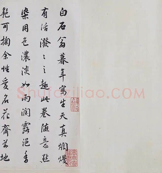 沈周《四季花卉图》_03