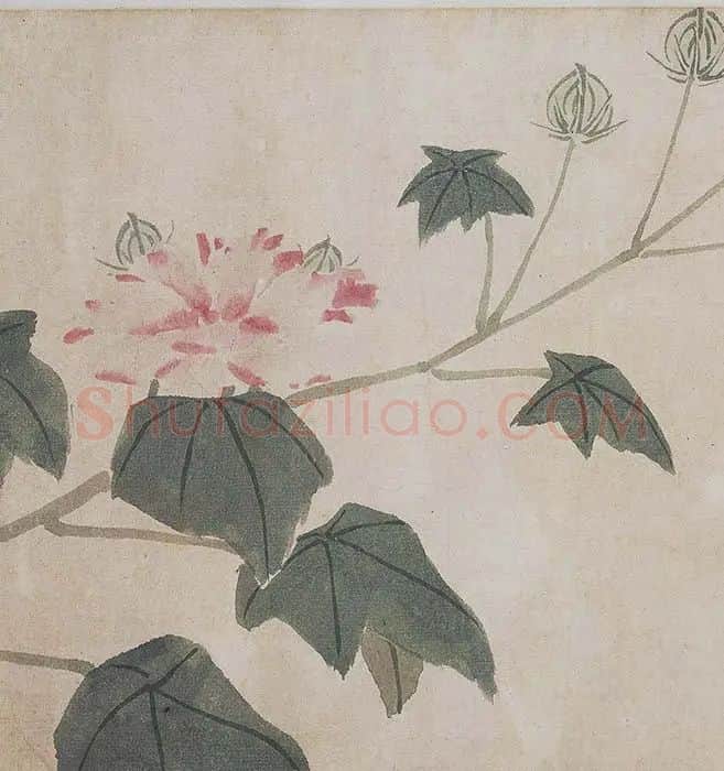沈周《四季花卉图》_10
