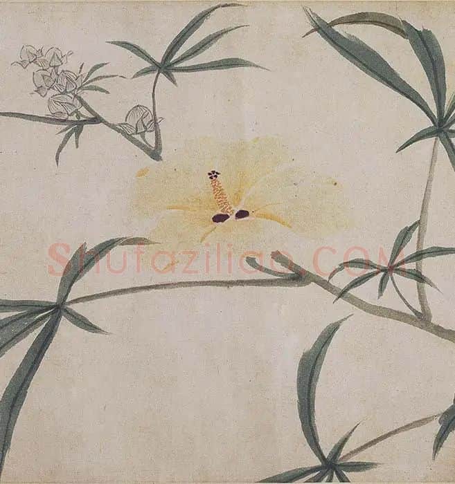 沈周《四季花卉图》_12