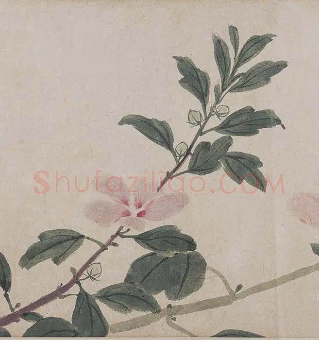 沈周《四季花卉图》_16