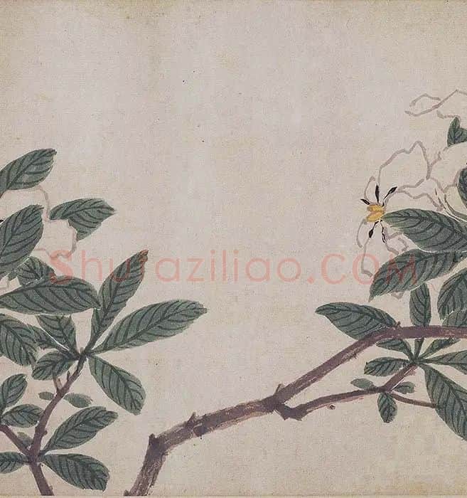 沈周《四季花卉图》_19