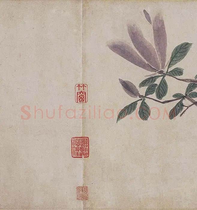 沈周《四季花卉图》_21
