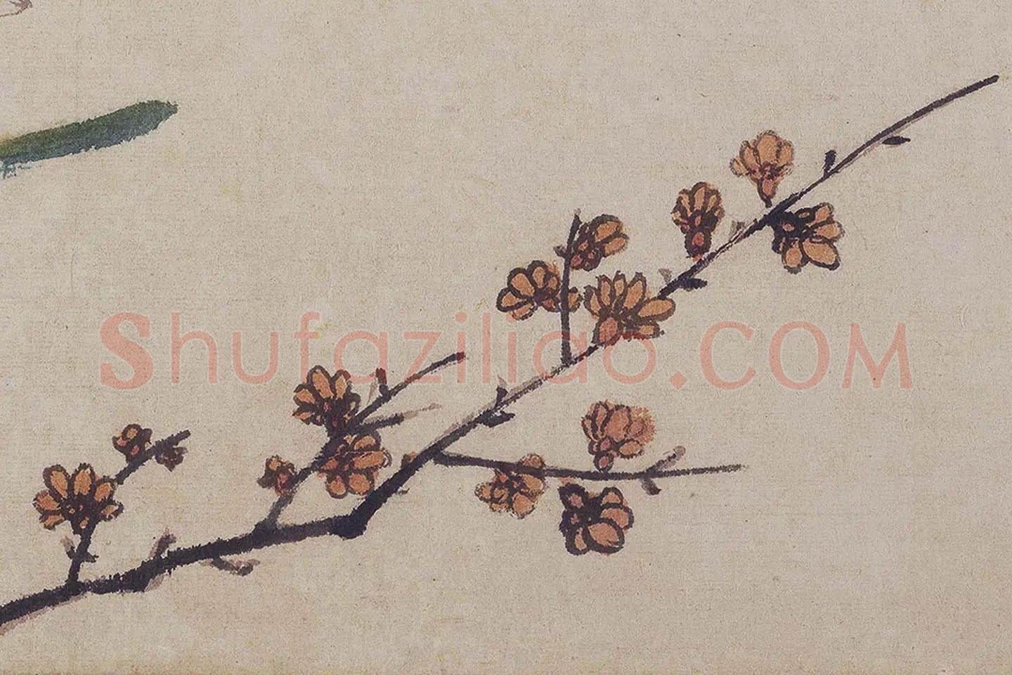 沈周《四季花卉图》局部 (14)
