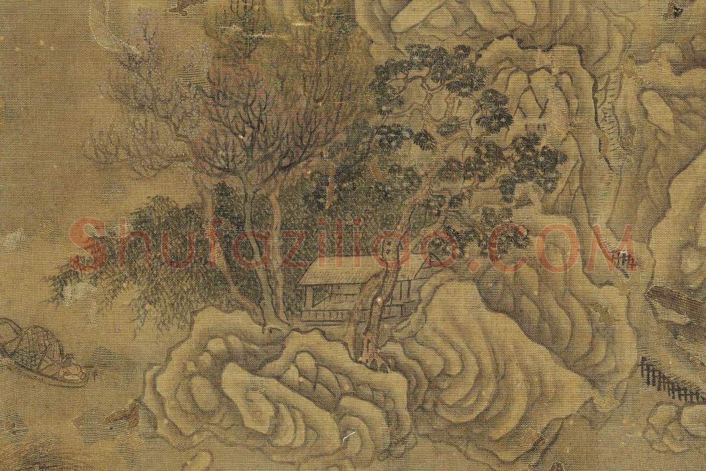 赵澄仿古山水册页局部 (7)