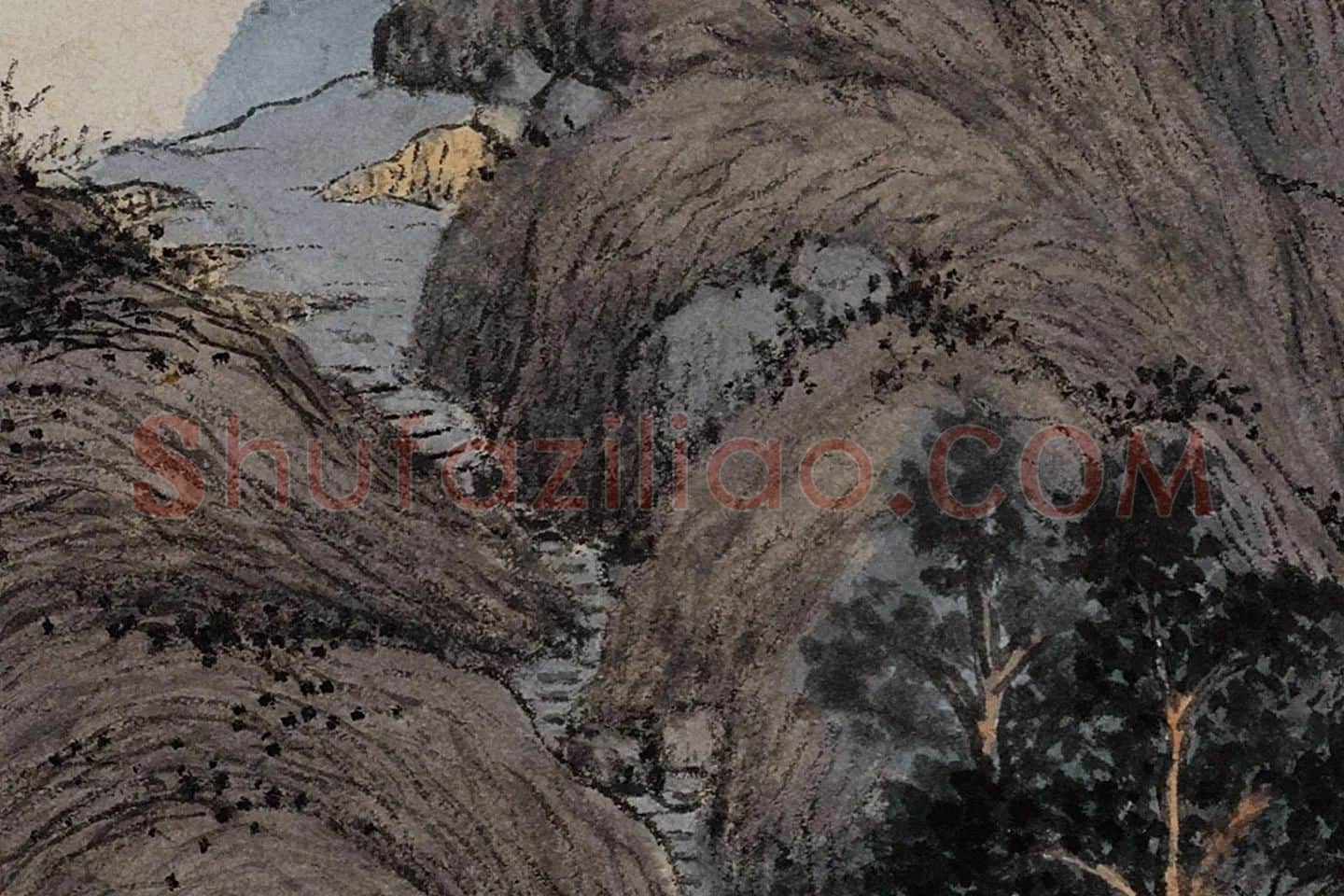 沈周山水《东庄图册》局部 (9)