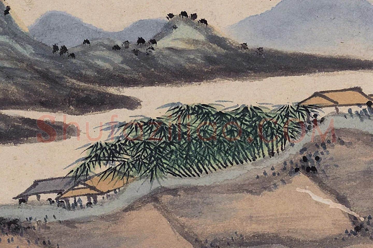 沈周山水《东庄图册》局部 (11)