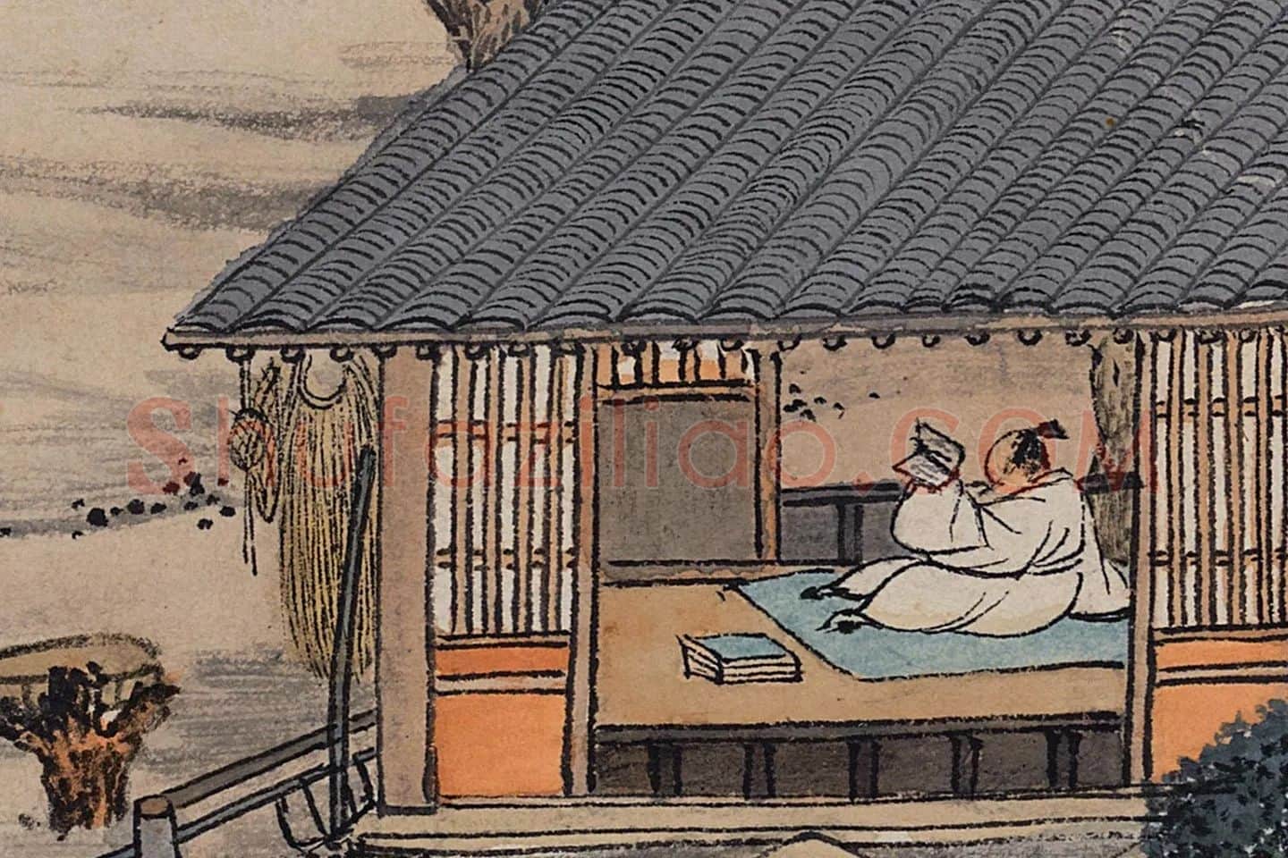 沈周山水《东庄图册》局部 (15)