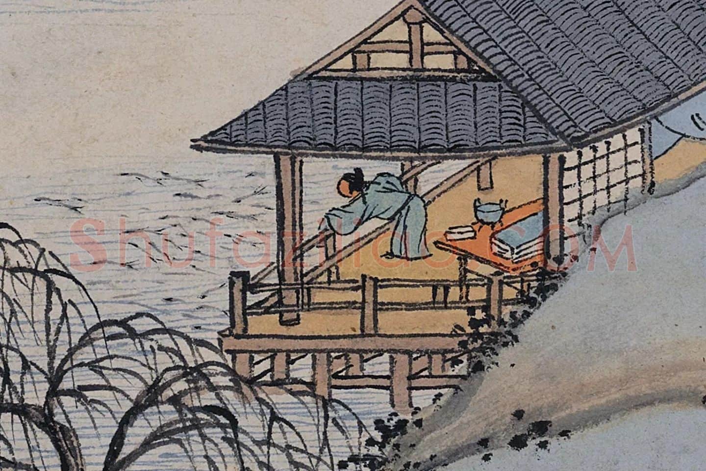 沈周山水《东庄图册》局部 (16)