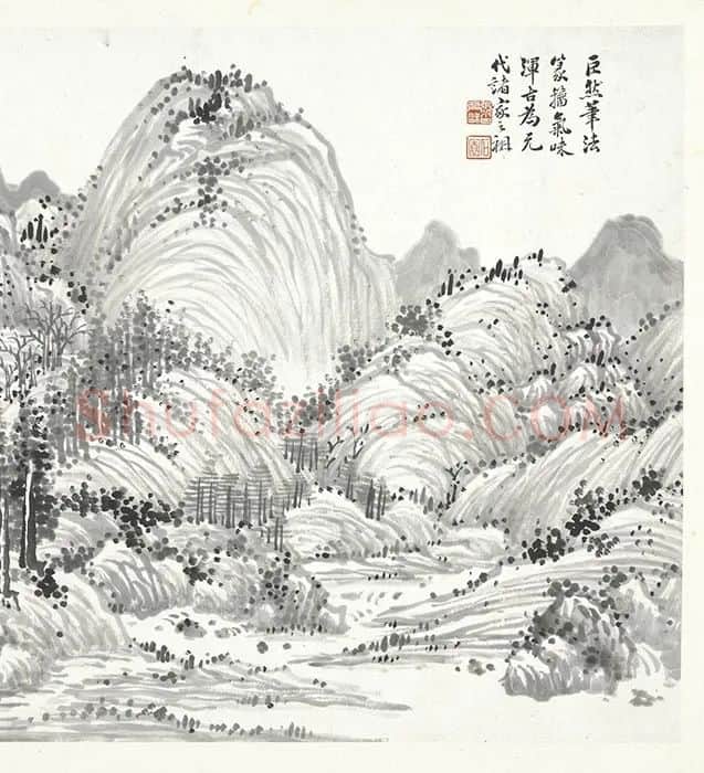 张克龢仿古山水册_04