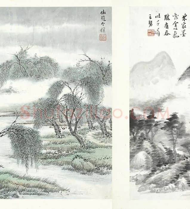 张克龢仿古山水册_11