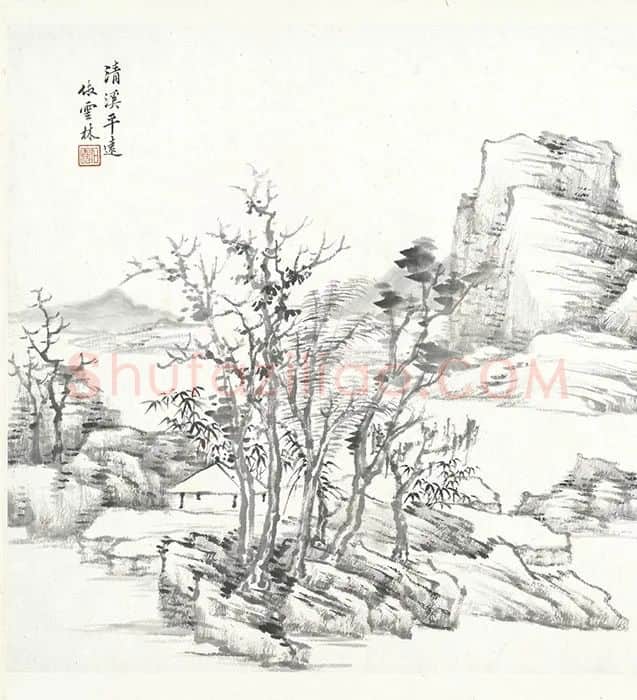 张克龢仿古山水册_13