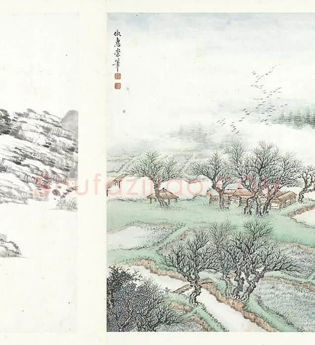 张克龢仿古山水册_14