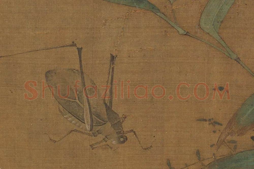 黄居寀《草虫图》局部 (1)