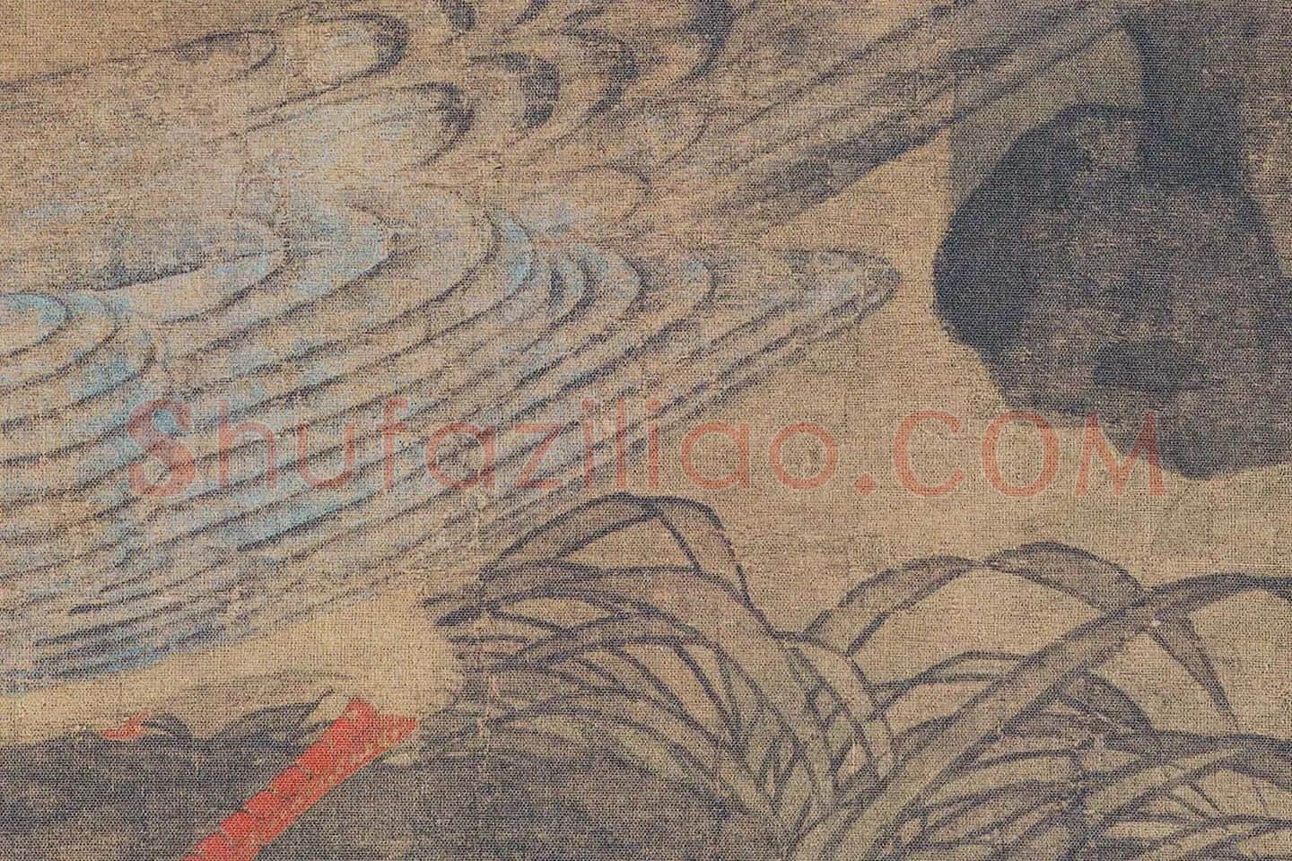 黄居寀《山鹧棘雀图》高清大图局部 (2)