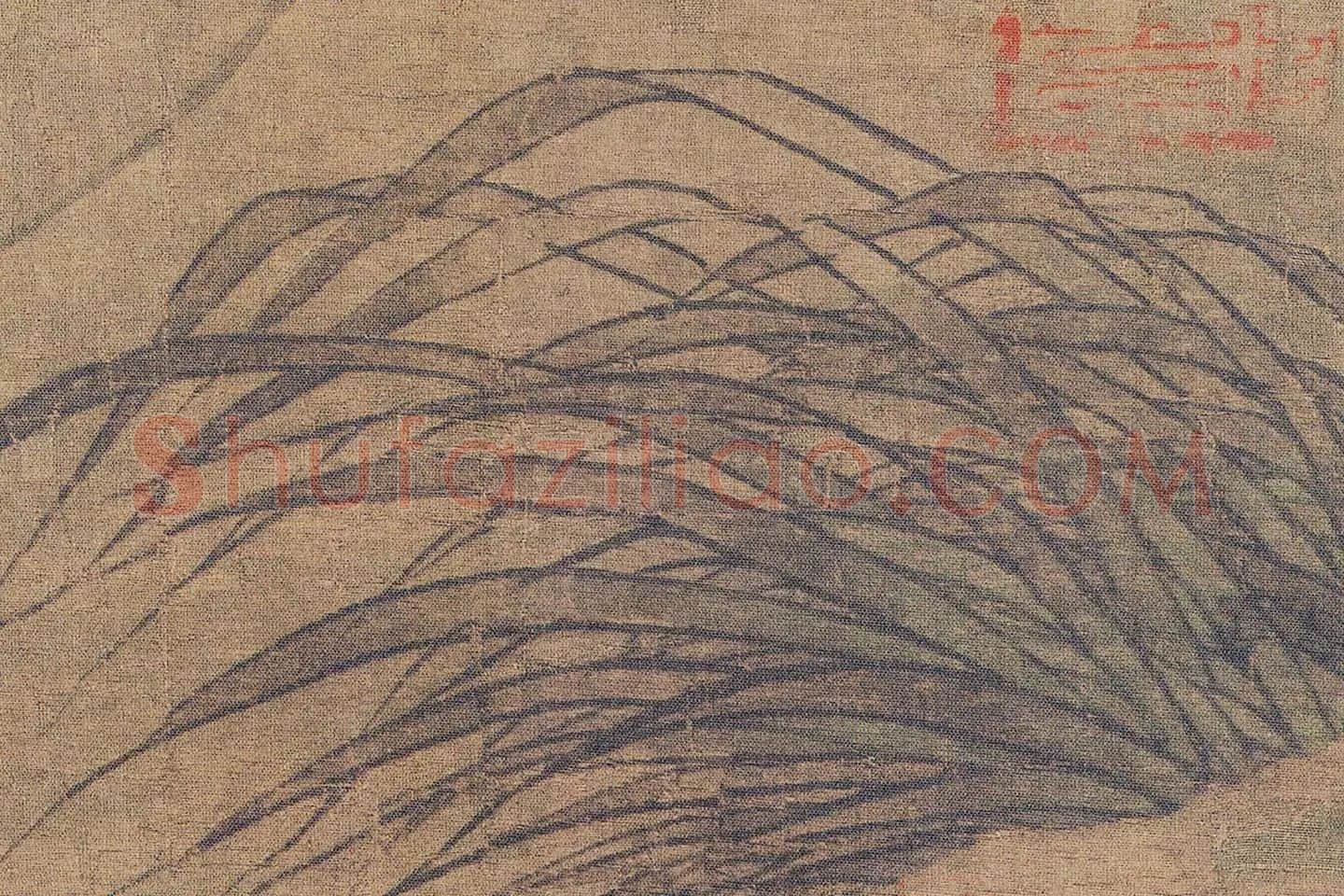 黄居寀《山鹧棘雀图》高清大图局部 (6)