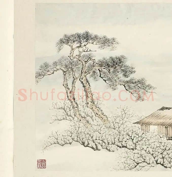 顾沄山水画册_04