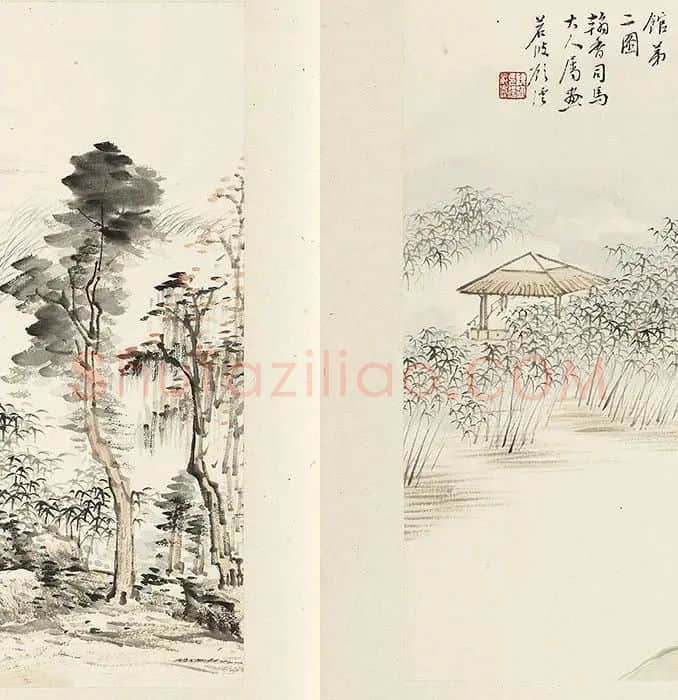 顾沄山水画册_19