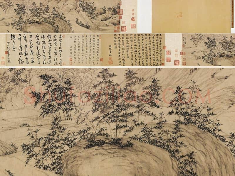 宋克《万竹图》卷