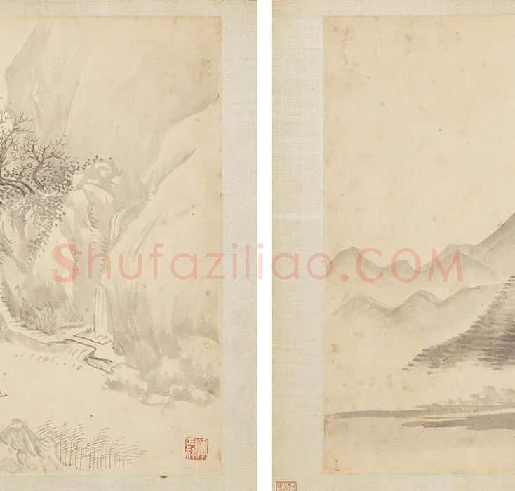 王翚仿古山水画册(中册)_06