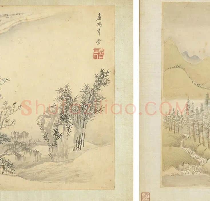 王翚仿古山水画册(中册)_10