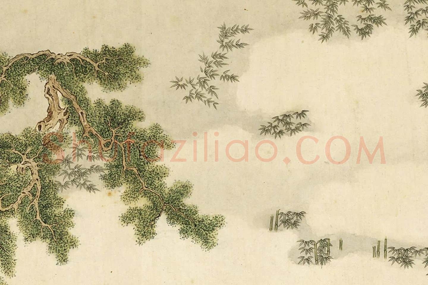 清·顾铨《摹阮郜女仙图》局部 (11)