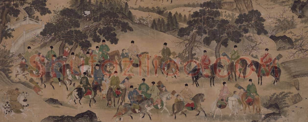 商喜明宣宗行乐图轴 | 故宫绘画藏品