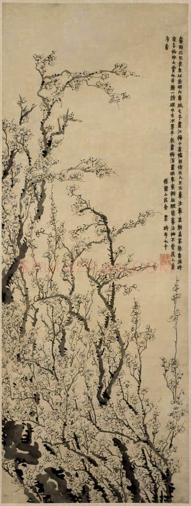 金农墨梅图轴 | 故宫绘画藏品
