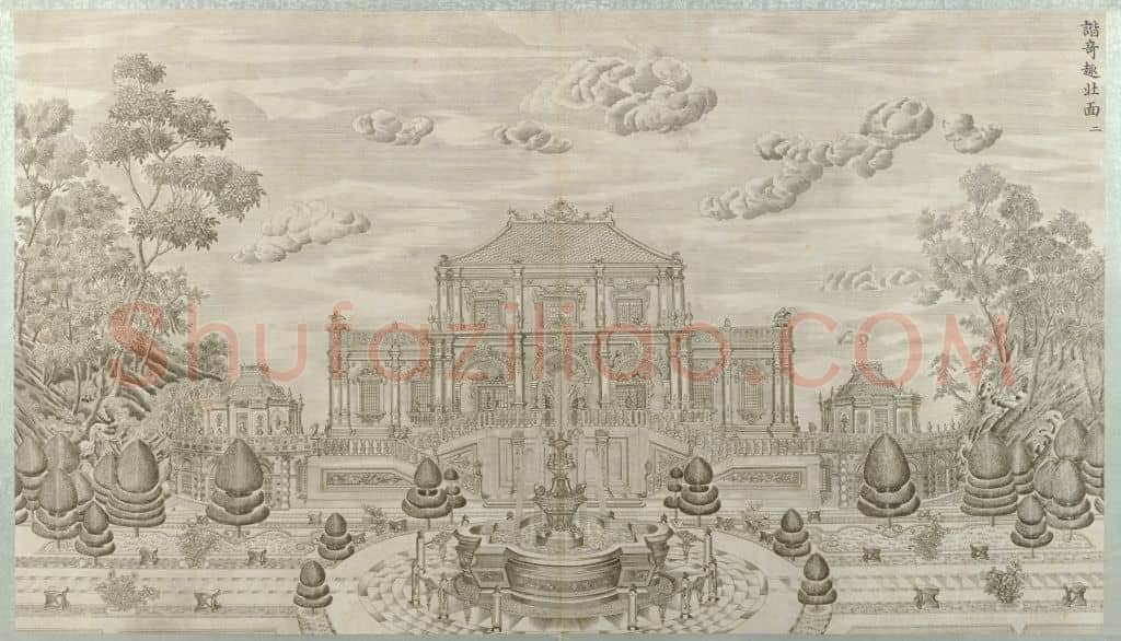 圆明园铜版画册 | 故宫绘画藏品
