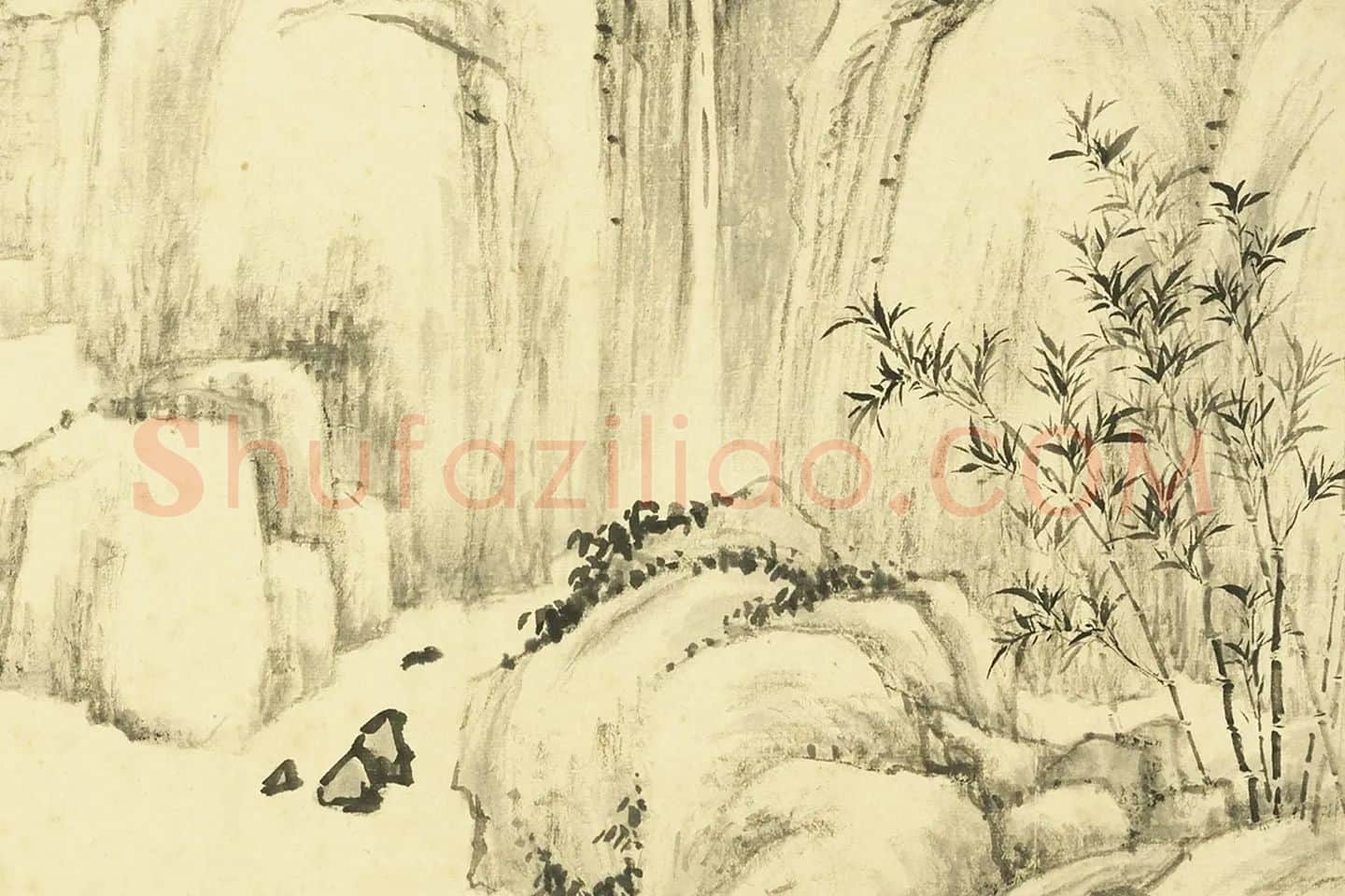 王敬铭仿古山水画册局部 (7)