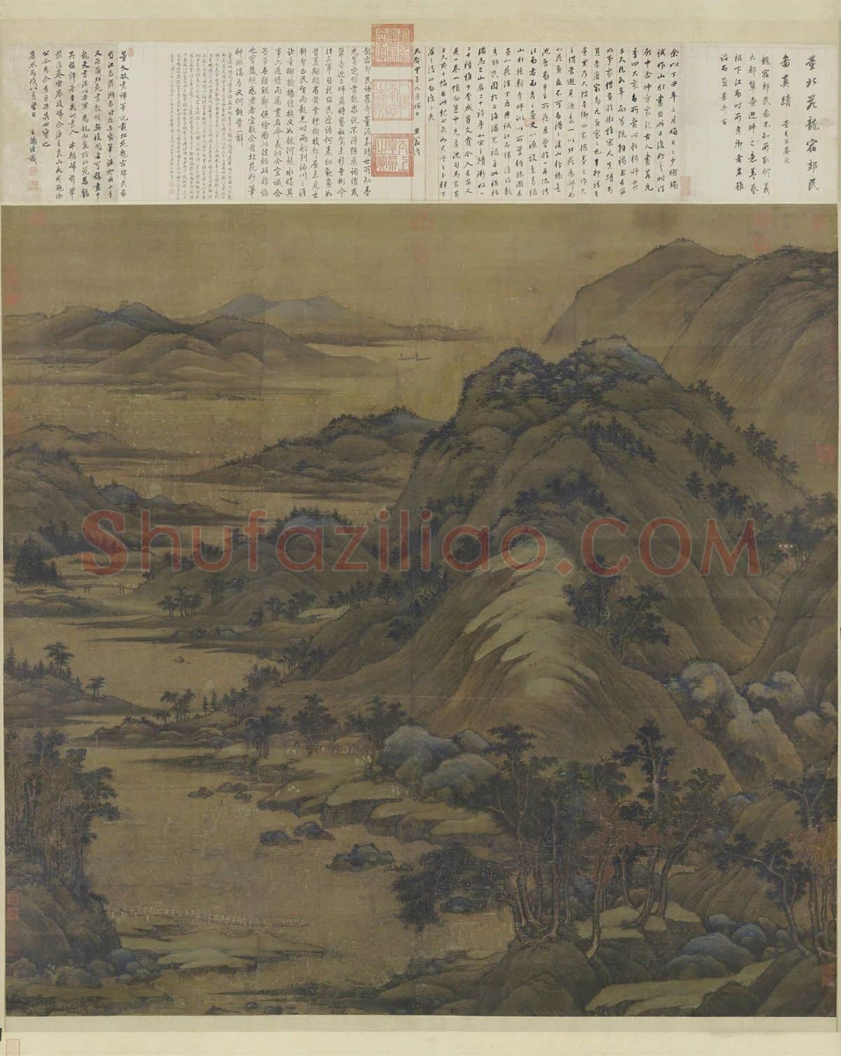 董源《龙宿郊民图》