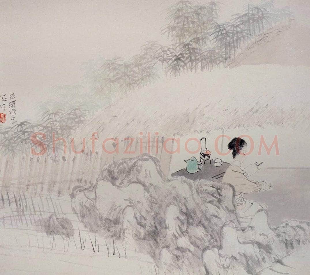 清 任颐 《仕女图册》 书画作品