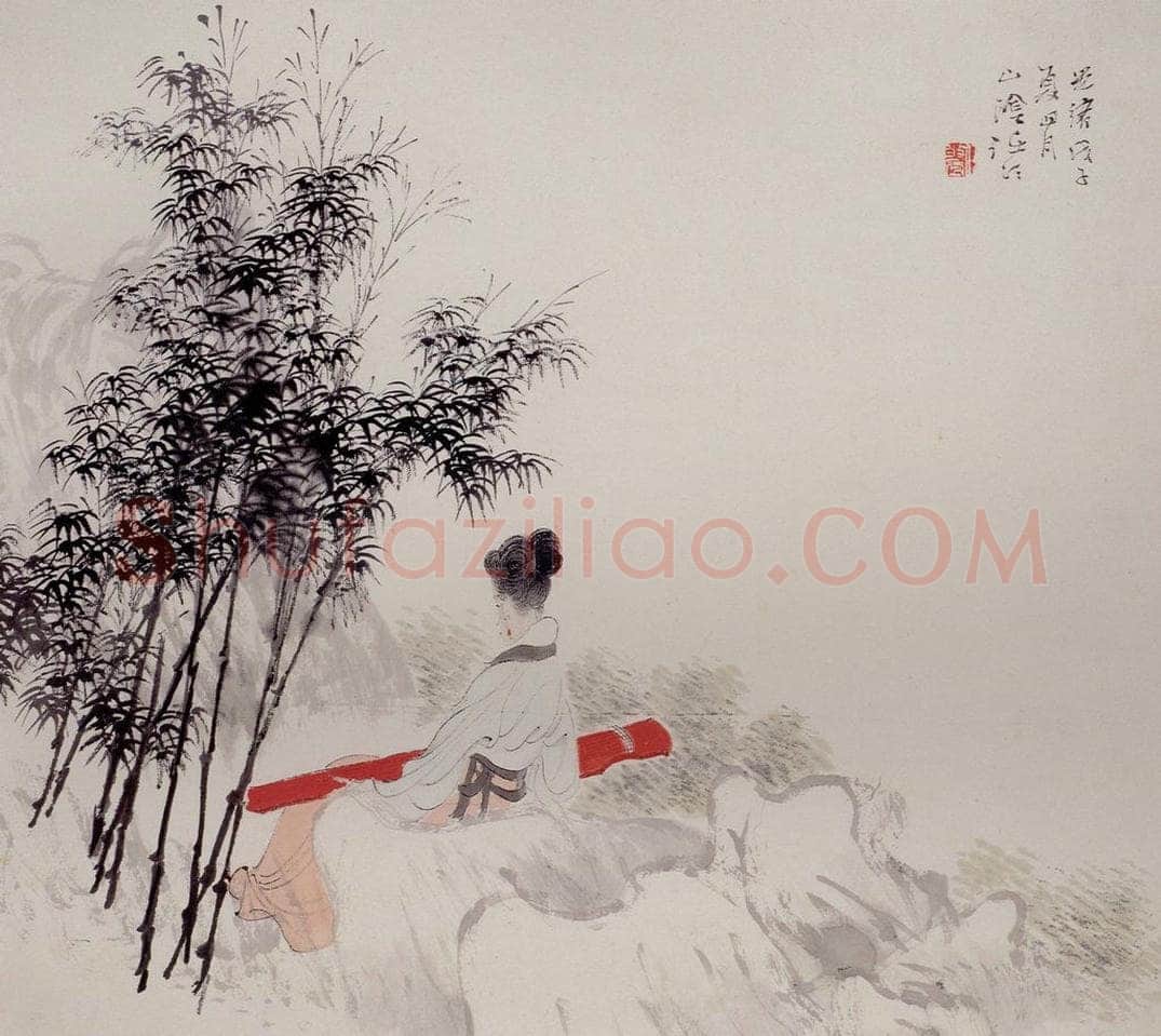 清 任颐 《仕女图册》 书画作品