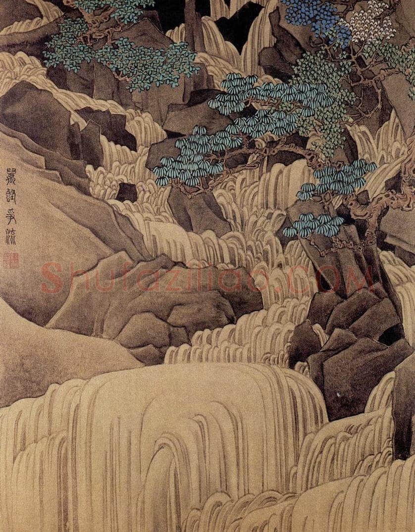 清 任熊 《十万图册》 书画作品