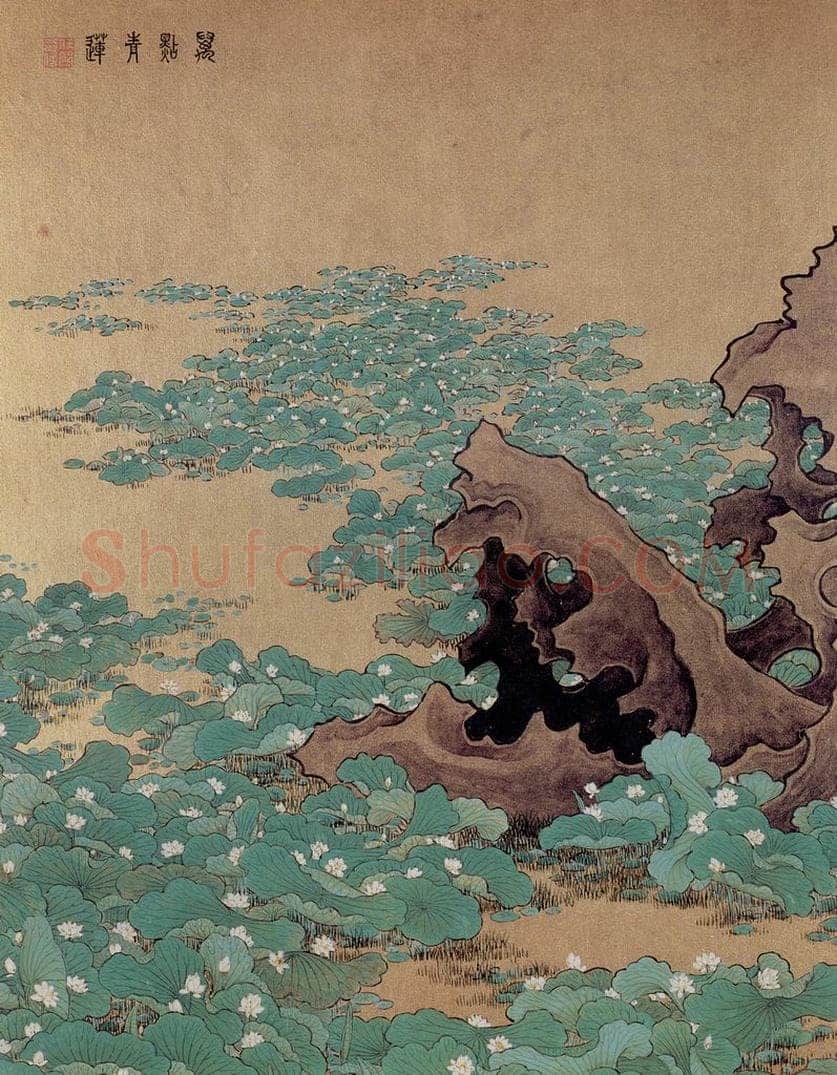 清 任熊 《十万图册》 书画作品