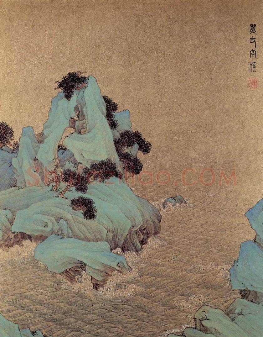 清 任熊 《十万图册》 书画作品