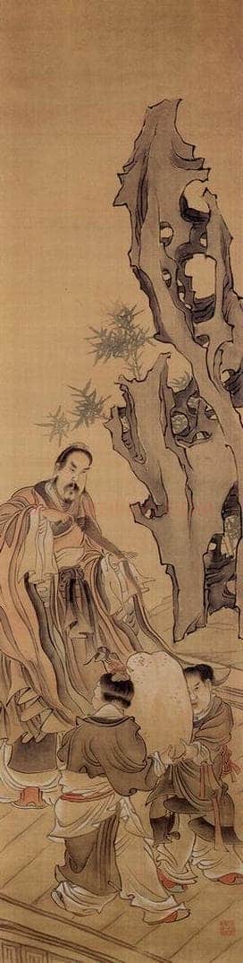 清 任薰 《人物故事图屏》 书画作品