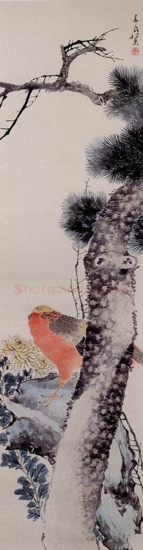 清 任薰 《天女散花图》 书画作品