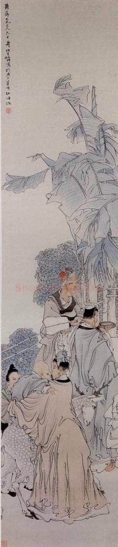 清 任颐 《三星图》 书画作品