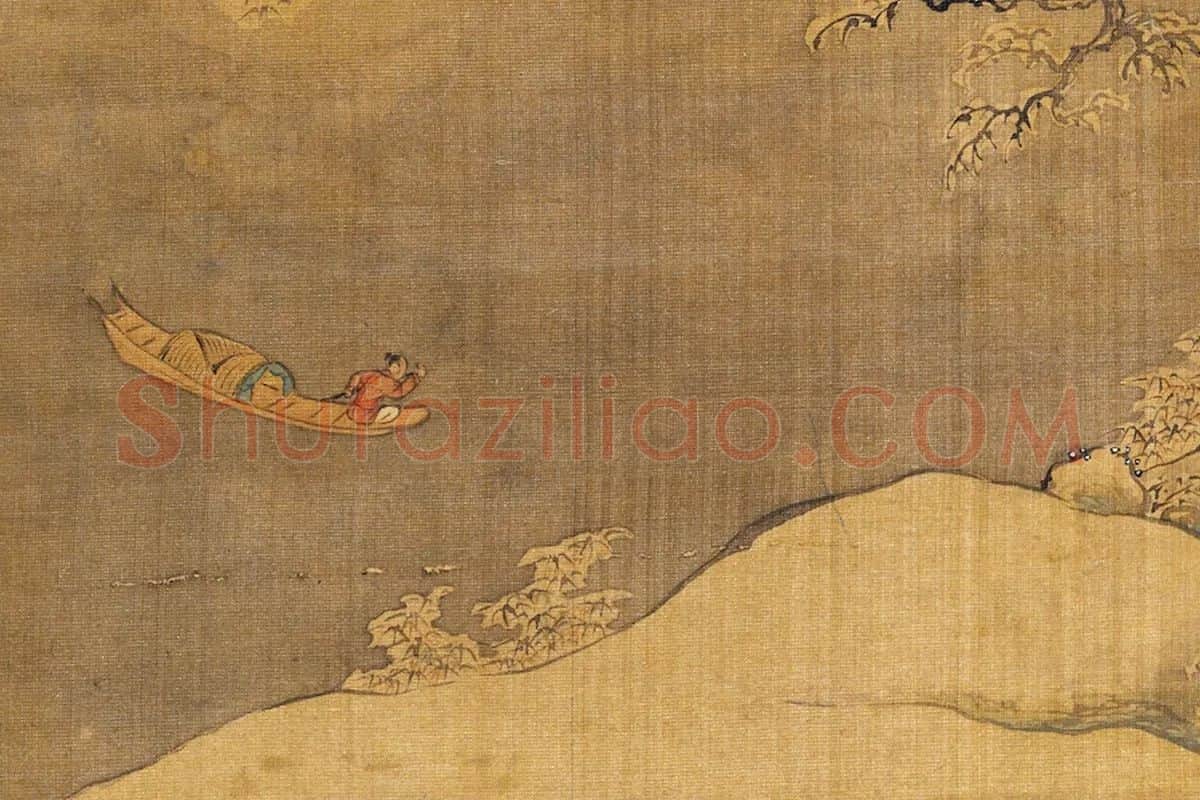 赵干冬景山水局部 (1)