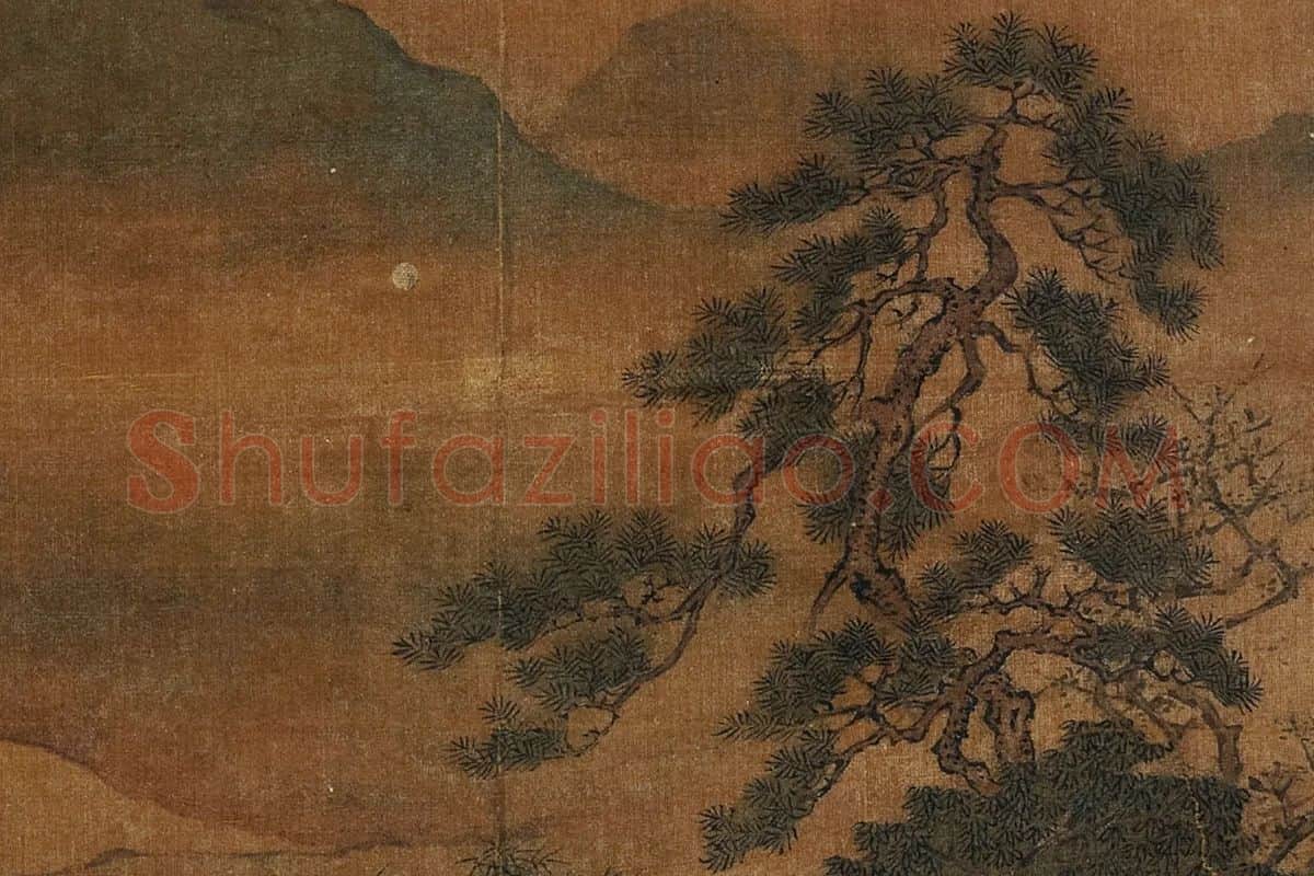 赵干山水人物《芦汀聚舟图》局部 (3)