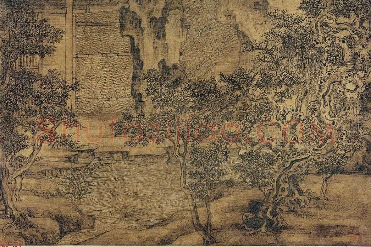 卫贤《高士图（梁伯鸾图）》_04