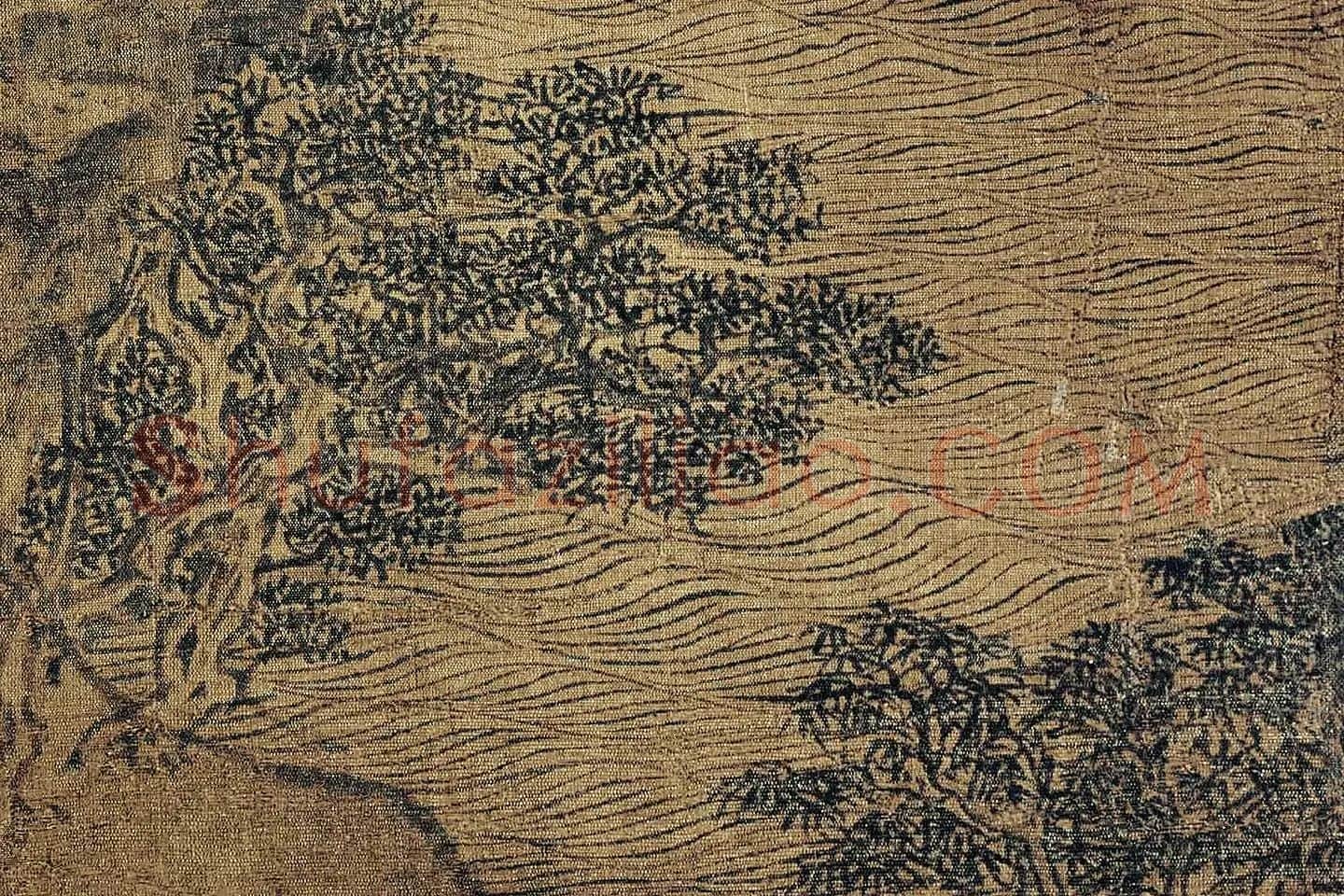 卫贤《高士图（梁伯鸾图）》高清大图局部 (9)
